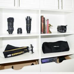Photographer Equipment Storage - Closet Solutions Florida